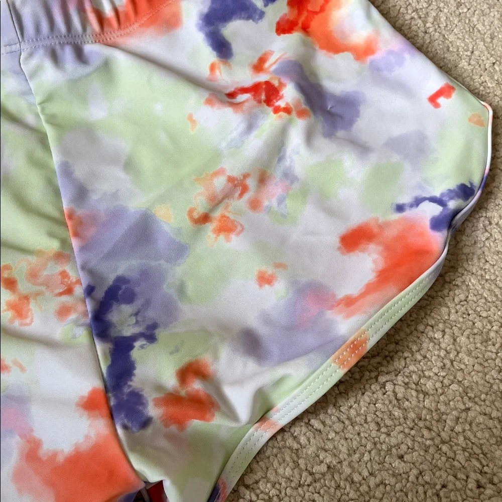 Colorful Tie-Dye two piece bathing suit, NWOT - Picture 4 of 6